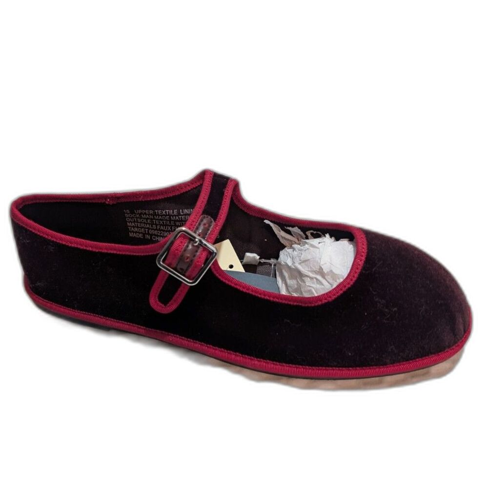 Women's Halston Ballet Flats -Universal Thread- Burgundy Size Various